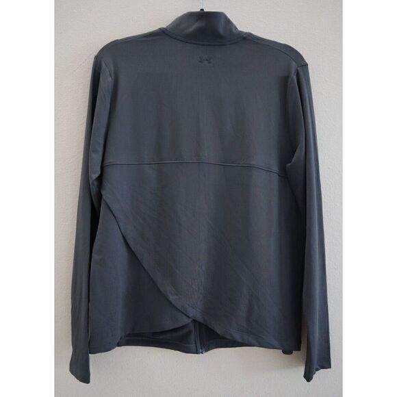 Under Armour UW1276 Women's Sz L Gray Zinger Tulip Full Zip UPF 30 Jacket - Picture 2 of 8
